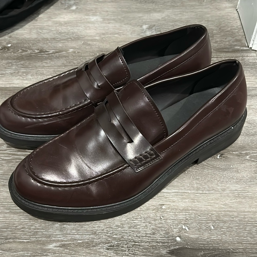 Zara men’s brown loafers